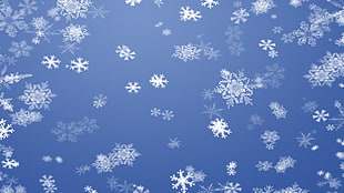 snowflakes HD wallpaper